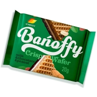 Вафли BANOFFY хрустящие глазированные с кремовой начинкой, 20гx10шт/уп