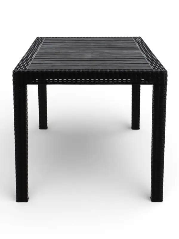 Стол садовый Rattan, 153.2&times;78.9&times;70.1 см, пластиковый, цвет горький шоколад