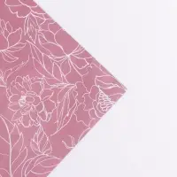 Бумага упаковочная двухсторонняя &laquo;Для неё&raquo;, глянец, 70&times;100 см