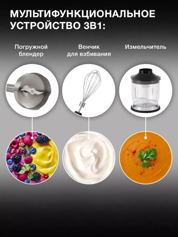 Блендер погружной HYB-H3845 1000Вт