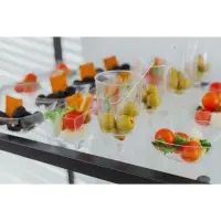 Ложка одноразовая для фуршета, набор 50 шт., 10 см, пластик, прозрачная