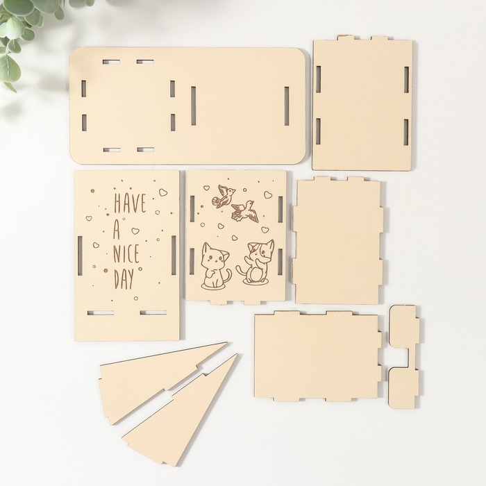 Органайзер настольный Органайзер настольный "Котики" 18х12,5х9 см (набор 9 деталей)