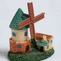 Декор для аквариума &laquo;Мельница&raquo;, с распылителем, 9&times;6&times;9 см