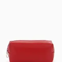 Косметичка дор Одноцвет 19*7,5*8,5, отд на молнии, бордовый