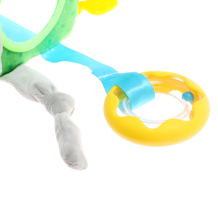 Развивающая игрушка «Кубик: Коала», с прорезывателем, шуршит и звенит Развивающая игрушка «Кубик: Коала», с прорезывателем, шуршит и звенит