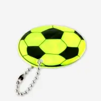 Светоотражающий элемент &laquo;Футбольный мяч&raquo;, двусторонний, d=5 см, жёлтый