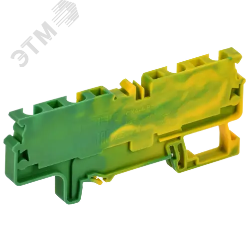 ARMAFIX Клемма пружинная CX4-4 PE 4мм2 четырехконтактная заземляющая IEK