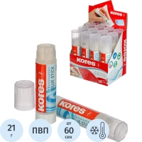 Клей-карандаш KORES 21г прозрачный