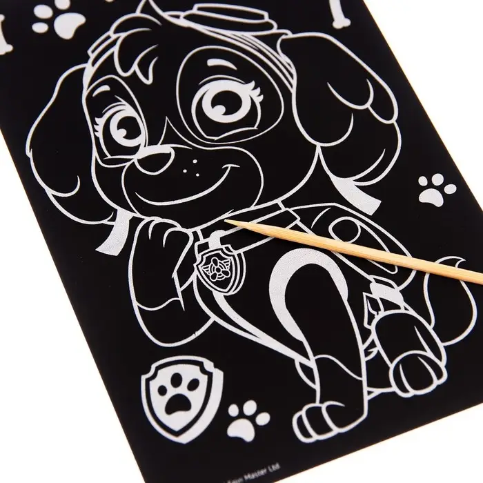 Гравюра детская, 2 штуки, со стекой, Щенячий патруль