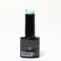 Гель лак для ногтей «GLOW IN THE DARK», 3-х фазный, 8 мл, LED/UV, люминесцентный, цвет лазурный (21)