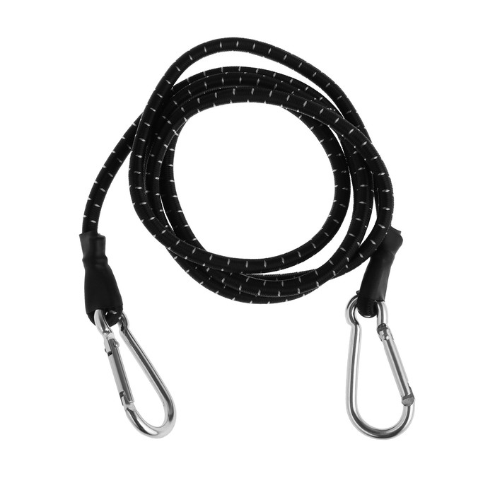 Резинка для крепления багажа TORSO, 150 см, d6 мм, металлический карабин Резинка для крепления багажа TORSO, 150 см, d6 мм, металлический карабин