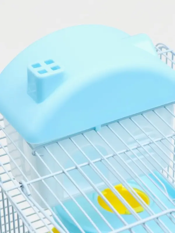 Клетка для мелких грызунов &laquo;Пижон&raquo;, 27&times;21&times;40 см с наполнением, голубая