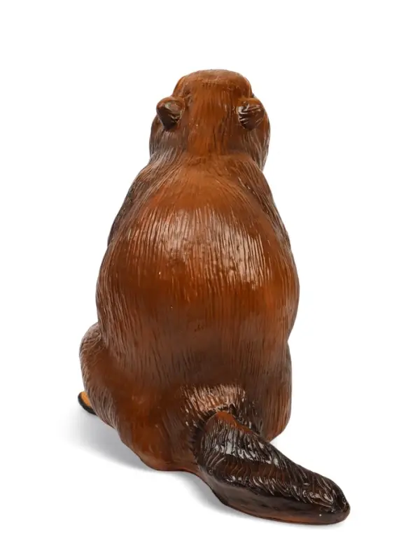 Садовая фигура из полистоуна «Бобер», 43×38×24 см