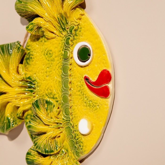 Сувенир Сувенир "Рыбка", майолика, 25 см, микс