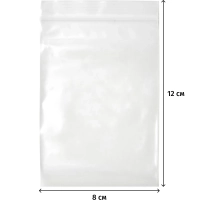 Пакет с замком (Zip Lock) 8х12 см, 80 мкм,100 шт/упак