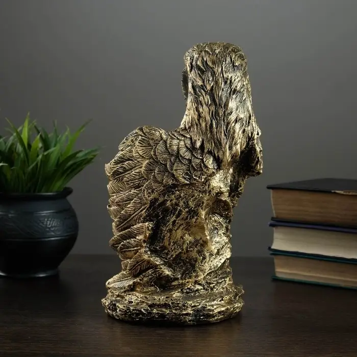 Подставка для бутылки &laquo;Орел&raquo;, под бронзу, 15&times;14&times;25 см