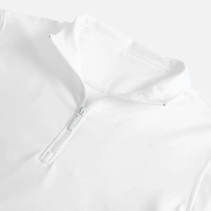 Свитшот на молнии из бифлекса Morfiss, белый, размер XS/S Свитшот на молнии из бифлекса Morfiss, белый, размер XS/S