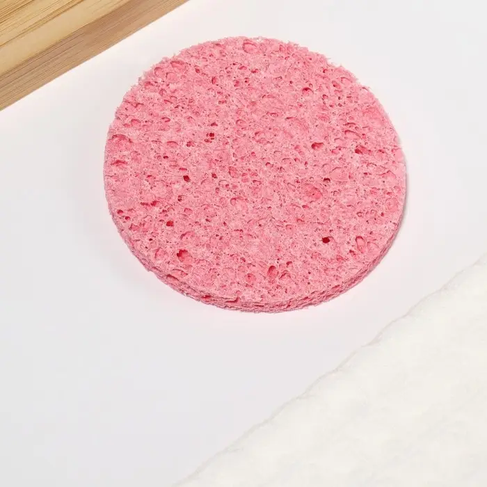 Спонж для умывания «Мягкость», d=7.5 см, МИКС