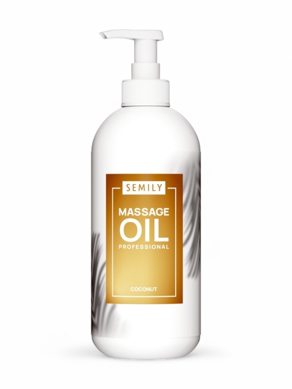 Масло массажное для тела Semily с ароматом кокоса, 500 мл