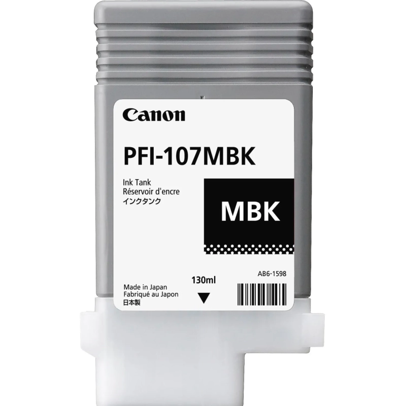 Картридж струйный Canon PFI-107MBK(6704B001/003)мат.чер д/ iPF680/685/780/7