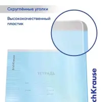 Тетрадь 12 листов в узкую линейку, ErichKrause &laquo;Классика CoverPrо&raquo;, пластиковая обложка, блок офсет 100% белизна, МИКС, цена за 1 штуку