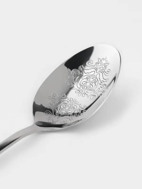 Набор ложек столовых 6 шт Набор ложек столовых 6 шт "Эмили" 20,5 см, цвет серебро