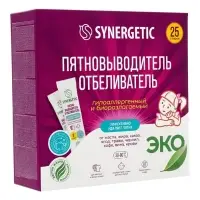 Отбеливатель-пятновыводитель SYNERGETIC, с активным кислородом, гипоаллергенный, биоразлагаемый, 25 стирок