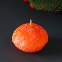 Свеча "Мандарин" 40*60 мм, арома