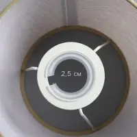 Абажур BayerLux &laquo;Кантри. Рогожка&raquo;, E27 или E14, бежевый, 16&times;16&times;13 см