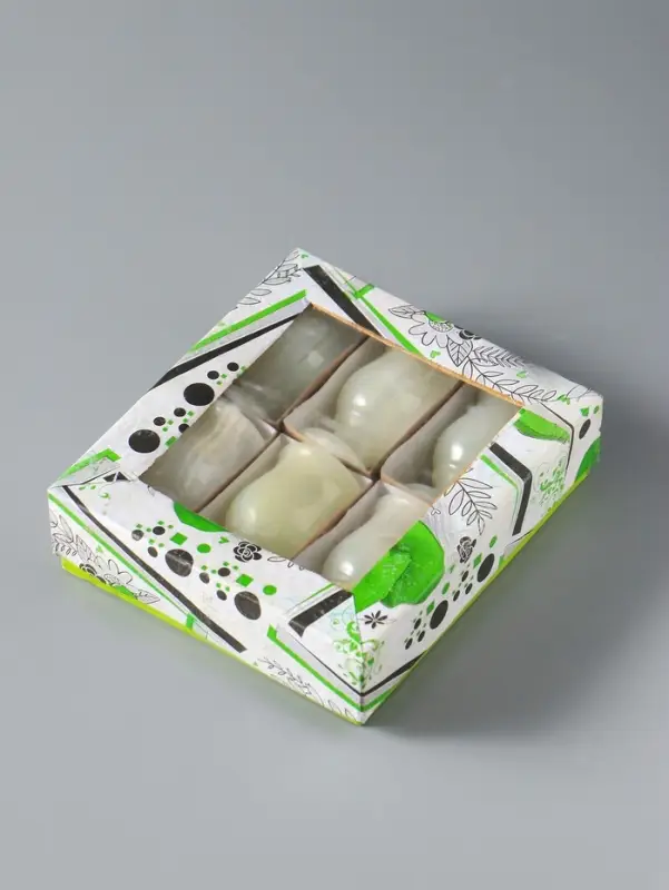 Набор рюмок 6 шт. &laquo;Грация&raquo;, подарочный, 3.5&times;6.5 см, оникс