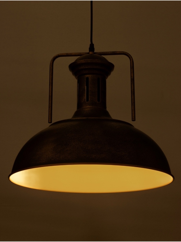 Светильник William 1х40Вт Е27 пр-1м золото/черный 40х40х35см