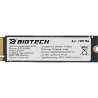 SSD накопитель BigTech M.2 PCIex4 gen3, 256Gb,R/W 2000/1300Мб/с(BSDS256ME)