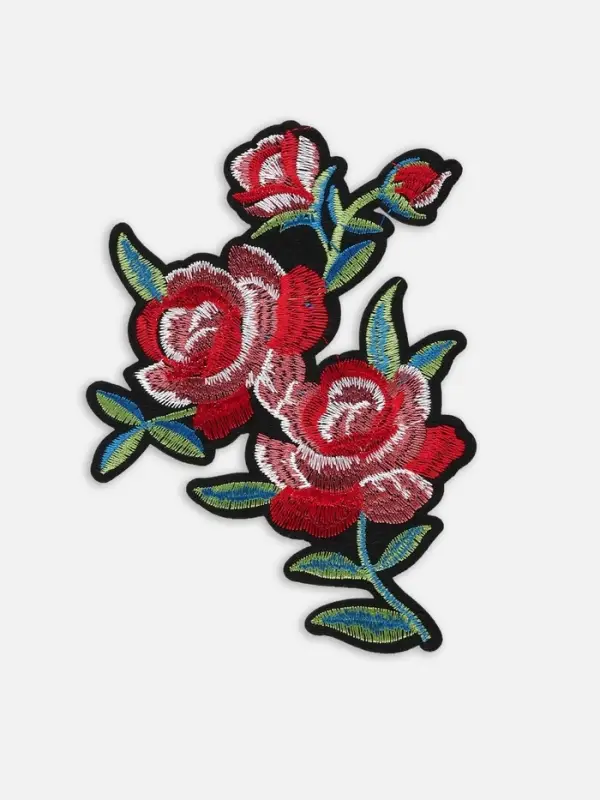 Термоаппликация «Цветы», 16.5×12 см, разноцветная Термоаппликация «Цветы», 16.5×12 см, разноцветная