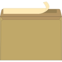 Конверт крафт С4 стрип Ecopost 229х324, 50шт/уп