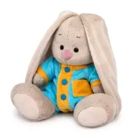 Мягкая игрушка &laquo;Зайка Ми в голубом комбинезоне&raquo;, 15 см