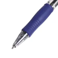 Ручка шариковая Pilot. Super Grip, автоматическая, синий стержень BPGP-10R-M (L), узел 1 мм, на масляной основе, резиновый упор
