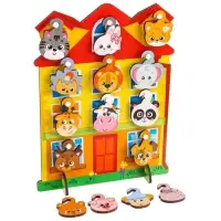 Развивающая игрушка с крючками Лесная мастерская &laquo;Дом&raquo;, 3+