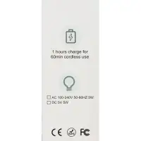 Электробритва LBR-13, 3 Вт, роторная, 3 головки, сухое бритьё, триммер, от АКБ