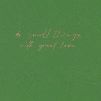 Ежедневник недатированный зеленый, А5 136 л., Do small things, ATTACHE