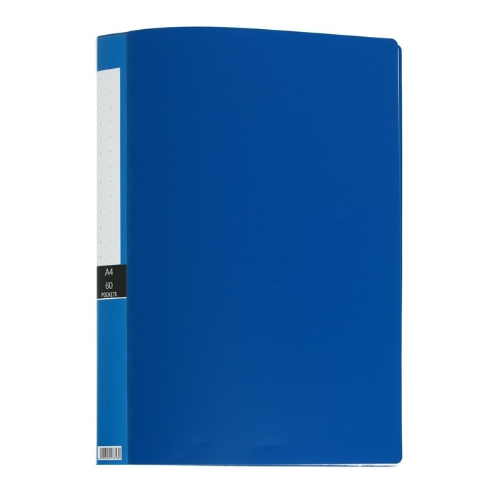 Папка А4, 60 прозрачных файлов, 400 мкм, МИКС Папка А4, 60 прозрачных файлов, 400 мкм, МИКС