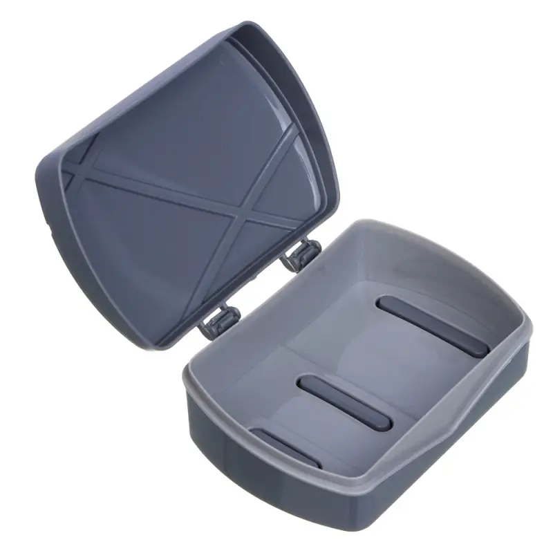 VETTA Мыльница, пластик, 13,5х9х5 см, серый