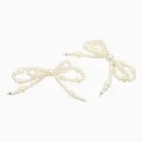 Обвес на штаны "Бантики", цвет белый в серебре Обвес на штаны "Бантики", цвет белый в серебре