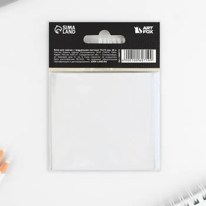 Блок для записей с отрывными листами, 50 л. 7,5 х 7,5 см &laquo;Аниме, комикс&raquo;