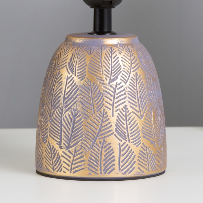 Настольная лампа Настольная лампа "Диана" Е27 40Вт баклажанный-золотой 13х13х27,5 см