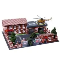 Конструктор из кирпичиков Архитектурное моделирование &laquo;Военная база&raquo;, 1460 деталей