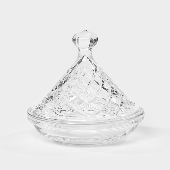 Ваза стеклянная для мёда/варенья, d=12,6 см, h=12,6 см Ваза стеклянная для мёда/варенья, d=12,6 см, h=12,6 см