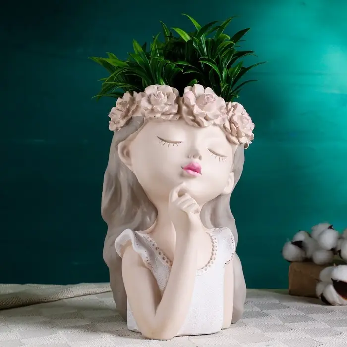 Кашпо - ваза  Кашпо - ваза "Принцесса" 18х16х27см