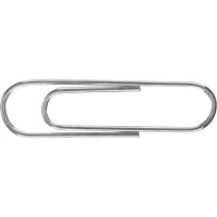 Скрепки Attache оцинкованные 28 мм, негофрированные, 100шт/уп