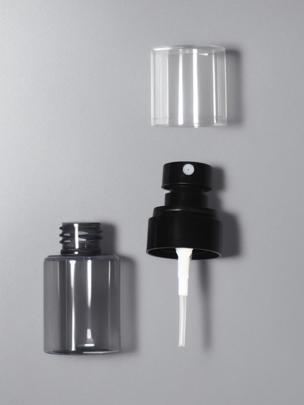 Бутылочка д/хранения с распылителем 30мл d3,4*9см чёрный накл ОТ Бутылочка д/хранения с распылителем 30мл d3,4*9см чёрный накл ОТ