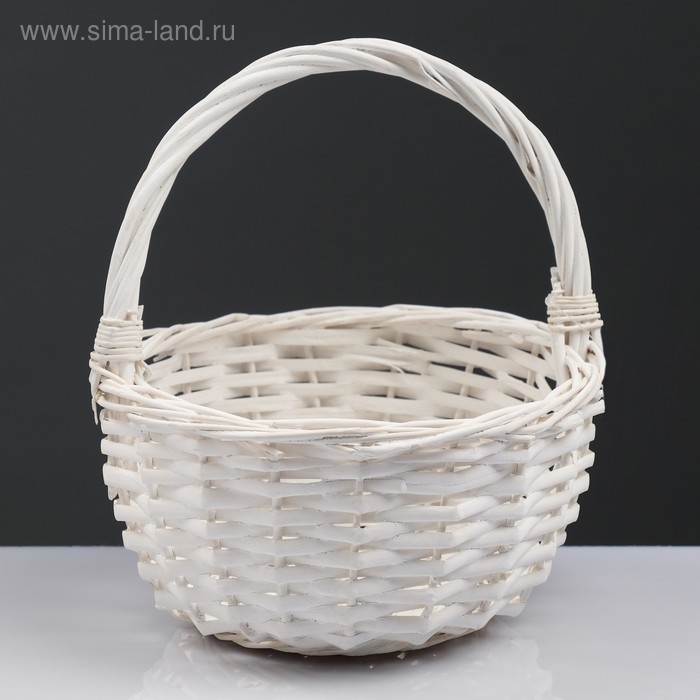 Корзина, 20×20×10/23 см, ива Корзина, 20×20×10/23 см, ива